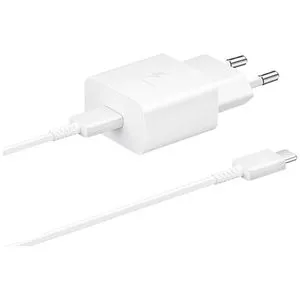 Samsung punjač 15W Type-C + kabel Type-C ( EP-T1510 ) bela