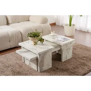 Sanctuary - Fressia Marble Freesia Marble Coffee Table