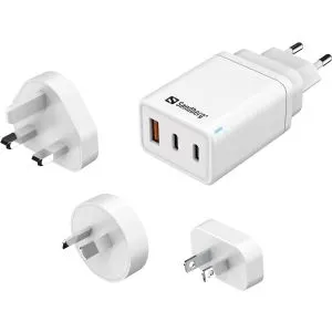 Sandberg 3in1 TravelCharger USB-C/A 65W 441-59