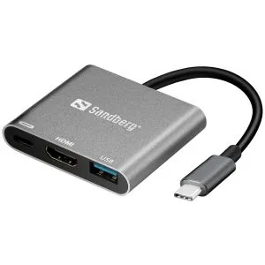 Sandberg Adapter 136-00 USB-C na HDMI+USB A+USB-C