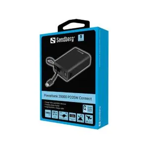 Sandberg Powerbank, USB-C, 20000mAh (421-12)