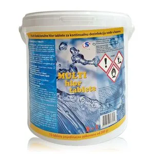 Sani-Hem MULTI-HLOR tablete 200 gr. 5 u 1 multifunkcionalne tablete 1000 gr.