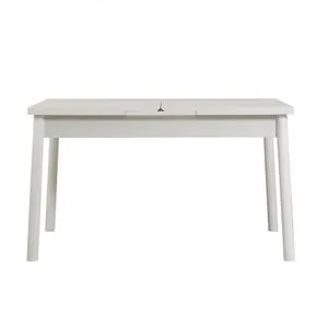 Santiago Masa White White Extendable Dining Table