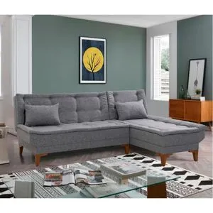 Santo - Dark Grey Dark Grey Corner Sofa-Bed