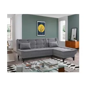 Santo-S - Dark Grey Dark Grey Corner Sofa-Bed