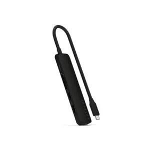Satechi 6-in-1 USB-C slim multiport adapter crni (ST-P6SK)