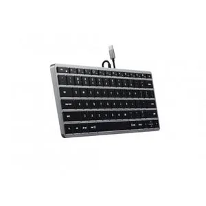 SATECHI Slim W1 USB-C BACKLIT Wired Keyboard - US - Space Grey