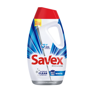 Savex tečni deterdžent za veš Premium White 1,8l