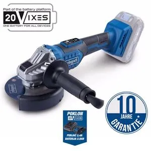 Scheppach aku brusilica BC-AG125-X IXES 5909235900  + POKLON Set punjač 2.4 A i baterija 2.0 Ah S...