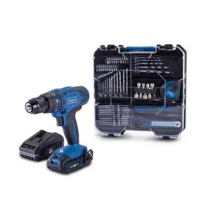 Scheppach aku bušilica odvijač sa 74 komada pribora IXES C-DTB74/1-X –Set+ POKLON Set punjač 2.4 ...