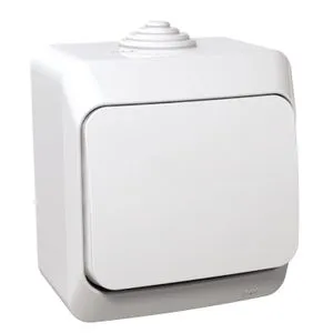 Schneider Cedar Plus, 1P prekidač 16A, IP44, beli