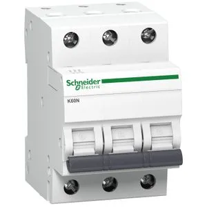 Schneider Electric Acti9, automatski osigurac K60N 3P 20A, C kriva, 6kA