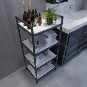 Schwerin L2038 White
Black Bathroom Cabinet