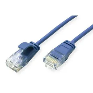 Secomp Roline UTP Data Center PatchCord Slim Cat6a LSOH blue 0.5m