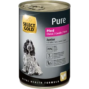 Select Gold Dog Pure Junor konjetina 400 g konzerva