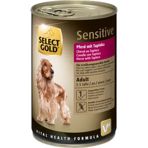 Select Gold Dog Sensitive adult konjetina,tapioka 400g konzerva