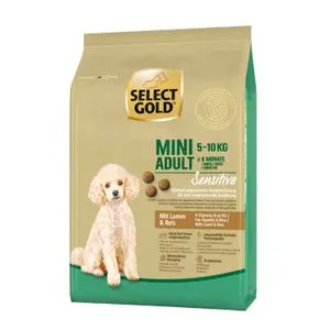 Select Gold Sensitive Mini Adult jagnjetina i pirinač 4 kg