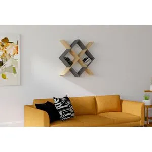 Semo - Polica za zid, Anthracite Sapphire