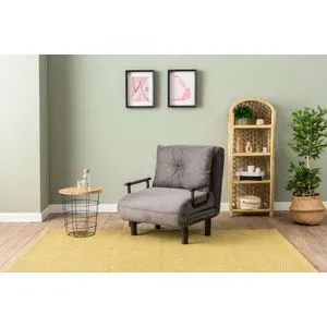 Sento Single - Siva Sofa na Razvlačenje
