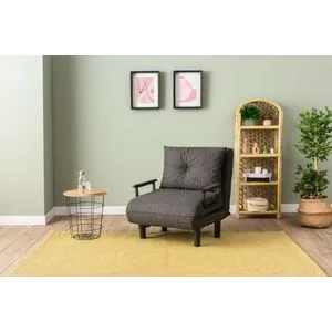 Sento Single - Tamno Siva Sofa na Razvlačenje