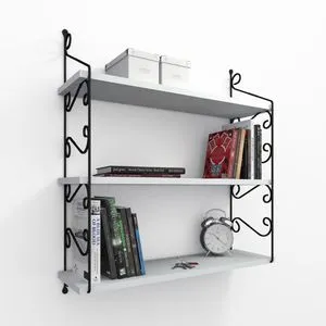 Seramoni 3'lü - White White Wall Shelf
