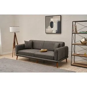 Seren - Anthracite Anthracite 3-Seat Sofa