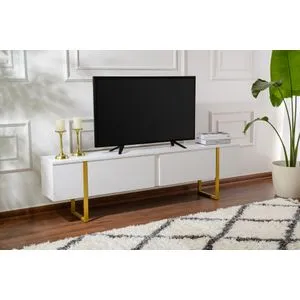 Serenity - White, Gold White
Gold TV Stand