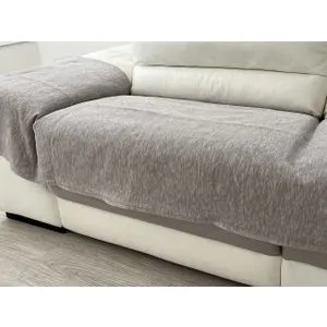 Set 3/1 flekera-prekrivača Chenille Siva boja
