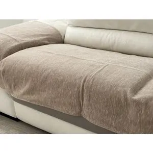 Set 3/1 flekera-prekrivača Chenille Svetlo Braon boja