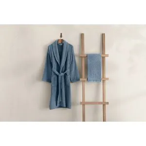 Set bade-mantila i peškira L'essential Maison 1051A-044-2, plavi