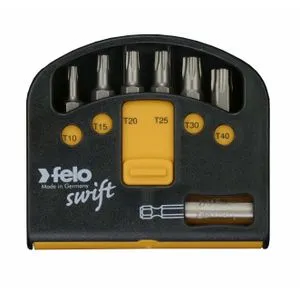 Set bitova Felo Industrial Swift sa držačem TORX 02060316 7 kom