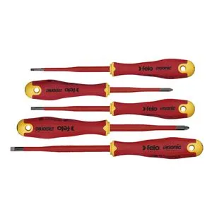 Set dielektrični šrafcigeri Felo Ergonic VDE E-slim SL/PZ 41385398 5 kom