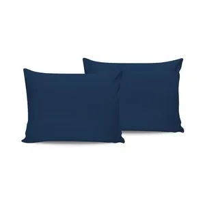 Set jastučića od satena u boji petrol plave (2 komada)