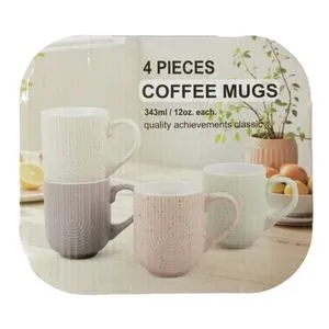 Set keramičkih šolja 4/1 340ml 4115