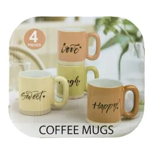 Set keramičkih šolja 4/1 340ml 4153