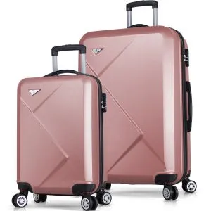 Set Kofera u Roze Zlatnoj Boji (2 Komada)