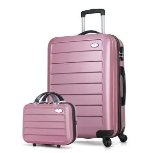 Set Kofera u Roze Zlatu (2 Komada)