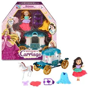 Set kočija sa lutkom