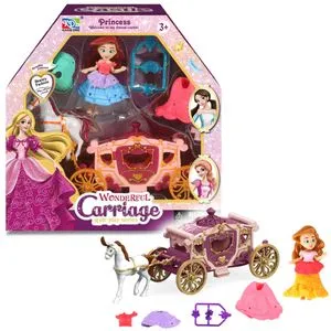 Set kraljevska kočija sa lutkom