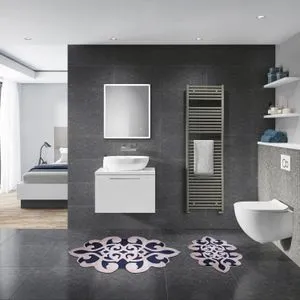 Set kupatilske prostirke 21010215Sy u rozo-plavoj boji (2 komada)