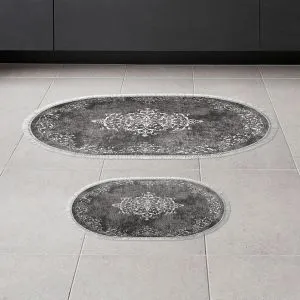 Set kupatilske prostirke 410616 - O - Siva (2 komada)