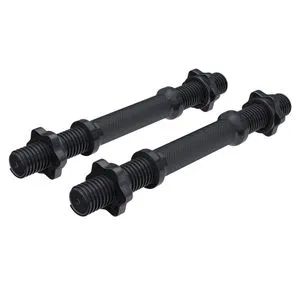 Set od 2 šipke za bučice 35 cm (Crna)