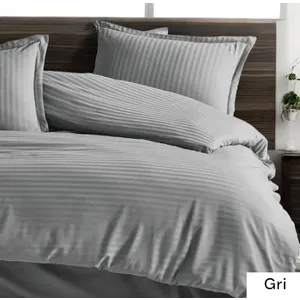 Set od satena-Posteljina 200x220cm Gri