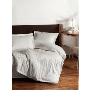 Set od satena-Posteljina 200x220cm Prljavo bela boja