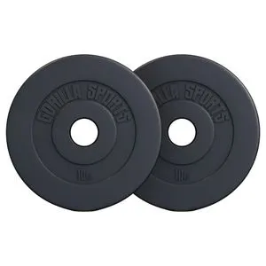 Set plastičnih olimpijskih tegova 20 kg (2 x 10 kg)