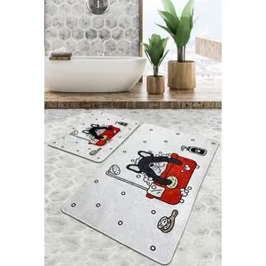Set podmetača za kupatilo Dogs Shower Djt, višebojni (2 komada)