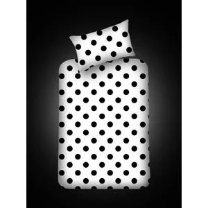 Set posteljine Point Black White