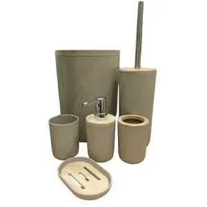 Set za kupatilo Bamboo 1/6 - Beige - N-11