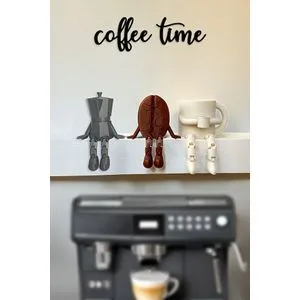 Set za sitnice Coffee Corner Cream - Sivi i Braon (3 komada)