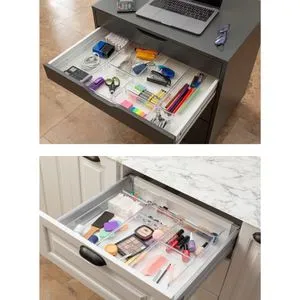 SET7 - Transparent Transparent Drawer Organizer